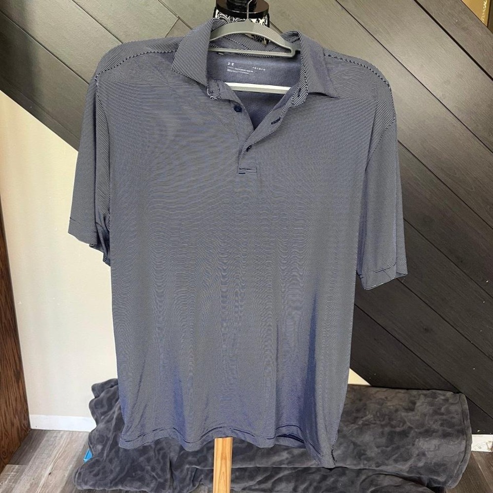 Under Armour Striped Stretch Polo